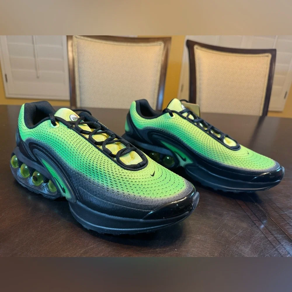 New Nike Air Max DN Green Black Sneaker Shoes